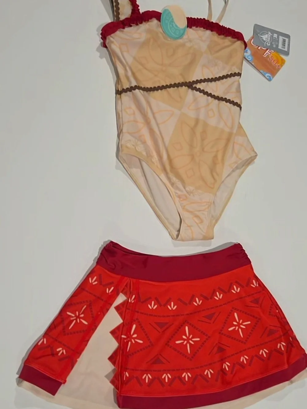 Disney's Moana Two-Piece Girls Swimsuit - NWT